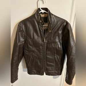 Vintage Beau Breed leather riding jacket 60's